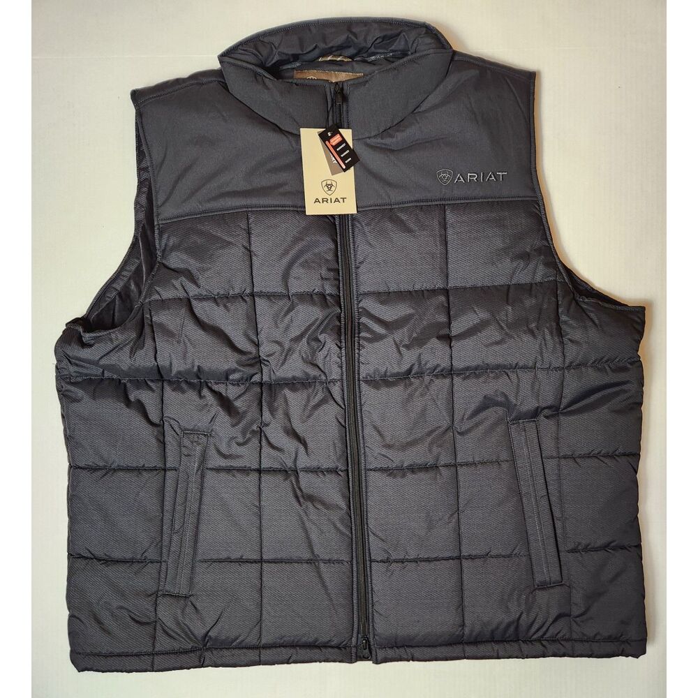 Ariat Crius Insulated Conceal Carry Vest Men’s 3XL Phantom Chambray